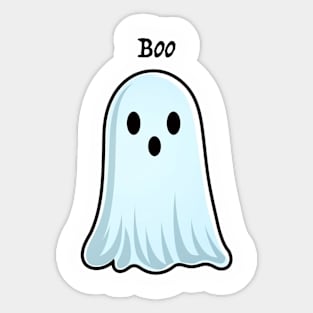 Cute Ghost Sticker